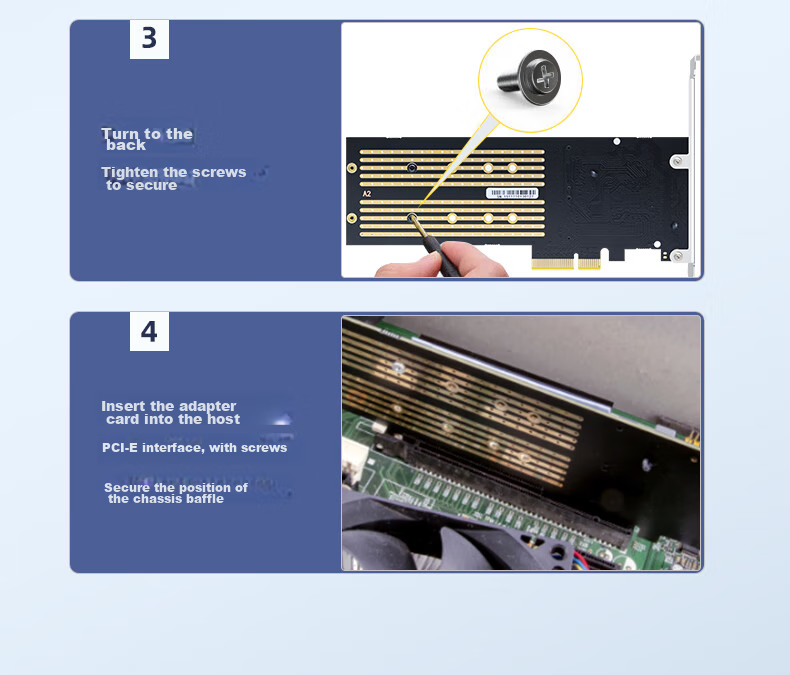 EB-LINK PCIe 4.0 X1 to M2 Expansion Card, Full-Speed Single-Port M.2 Interface, NVMe Adapter Card, SSD Solid State Drive 12