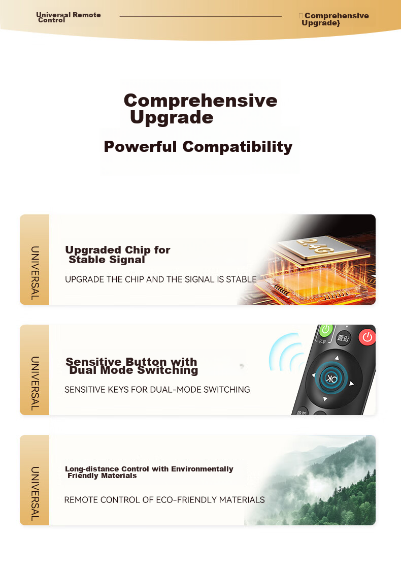 Beishi Universal TV Remote Control, Fully Automatic No-Code Universal Set-Top Box And Projector Remote Control, Compatible with TCL, Hisense, Skyworth, Changhong, China Mobile And Other Remote Controls 3