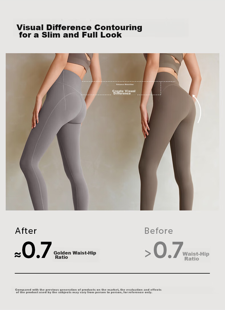 Youkeshu Women's Sharkskin High-Waist Quick-Dry Yoga Pants Autumn High-Elastic Tummy Control Hip-Lifting Slimming Leggings 12