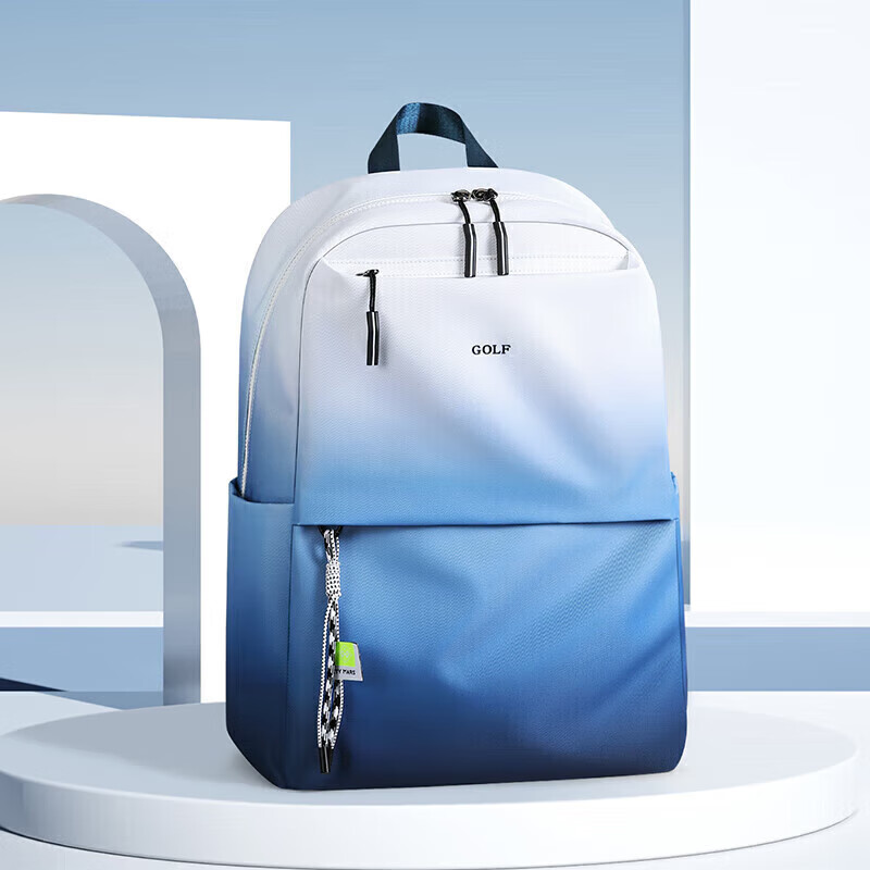 GOLF Backpack for Men And Women, Travel Backpack with 15.6-Inch Laptop Compartment, Gradient Water-Resistant Sports Backpack for Students And Business Trips