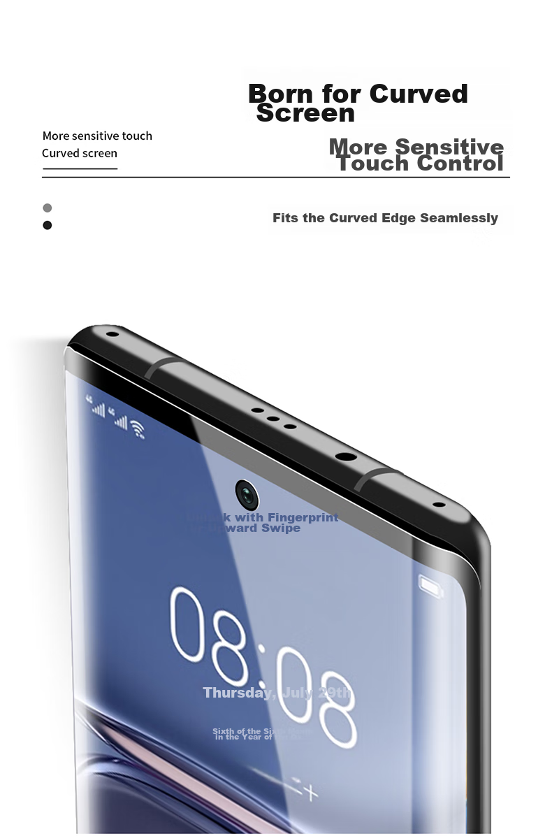Flying Planet [2-Pack] Tempered Glass Screen Protector for Huawei Pura90ProMax, Anti-Fingerprint, Drop-Resistant, Dust-Free Installation Box 4