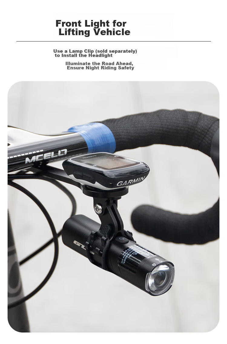 GUB 653 Code Table Rack, Aluminum Alloy Road Bicycle Integrated Handlebar Bracket, Sports Camera And Bike Light Extension Mount 8