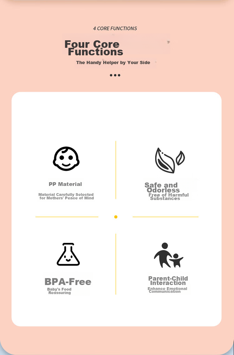 BJ Children's Placemat, Baby And Toddler Table Mat, Food-Grade Silicone, Heat-Resistant, Non-Slip Tablecloth for Elementary School Students' Meals 2