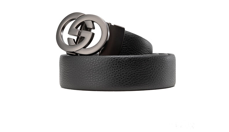 Aokang Men's Automatic Buckle Belt, Top-Grain Leather, Business Trouser Belt, Birthday Gift for Husband 11
