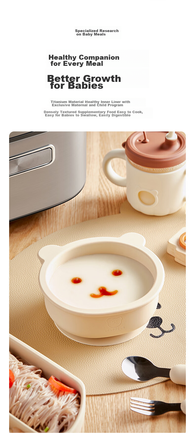 Midea Pure Titanium 0 Coating Low Sugar Rice Cooker, 3L Electric Rice Pot for Home Use, 2-3 People, Chiyang Charcoal Fire 1000W Electromagnetic IH Dual Heating Source, Titanium Pot Set 12