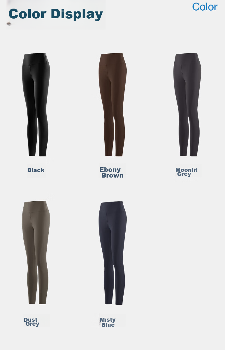 VFU Fleece-Lined Yoga Pants, Winter Warm Base Layer, Thick Windproof Sports Leggings, Ebony Brown, L 27