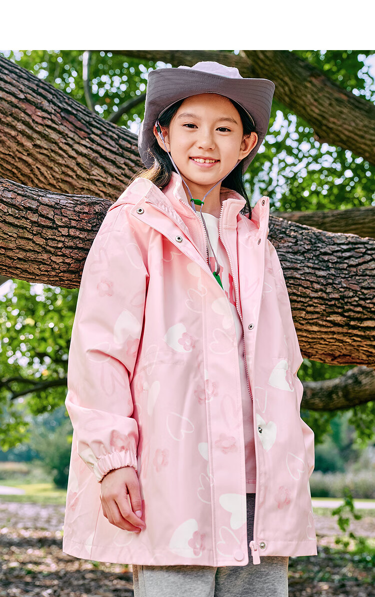 BALABALA Children's Outerwear Girls' Jacket Spring 2025 Top for Older Kids Three-In Two-Piece Set Trendy 208125105003 17