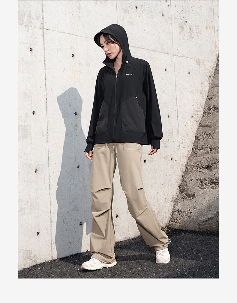 MOLY VIVI Paratrooper Sun Protection Pants for Women, Summer Lightweight Ice Silk Quick-Dry Cargo Straight-Leg Trousers, Outdoor Casual Hiking Pants, Magic Vivy 26