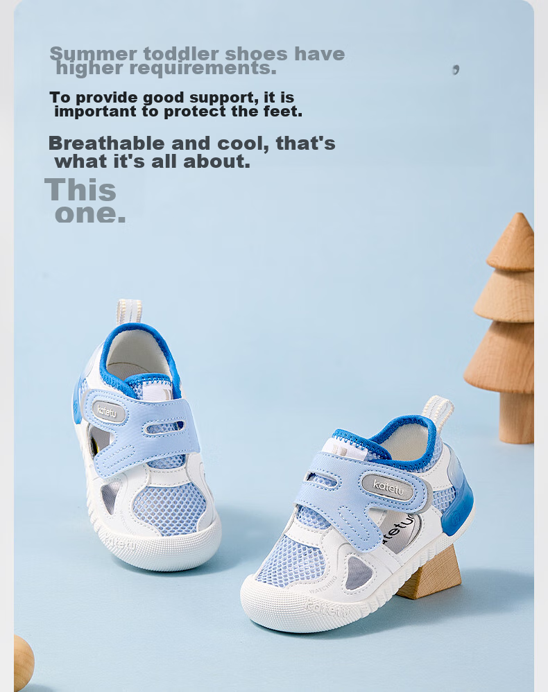 Katetu Toddler Walking Shoes, Baby Sandals for Ages 1-3, Infant And Child Shoes, Summer Children's Sandals, Little K Shield Functional Shoes X4BEA28 1