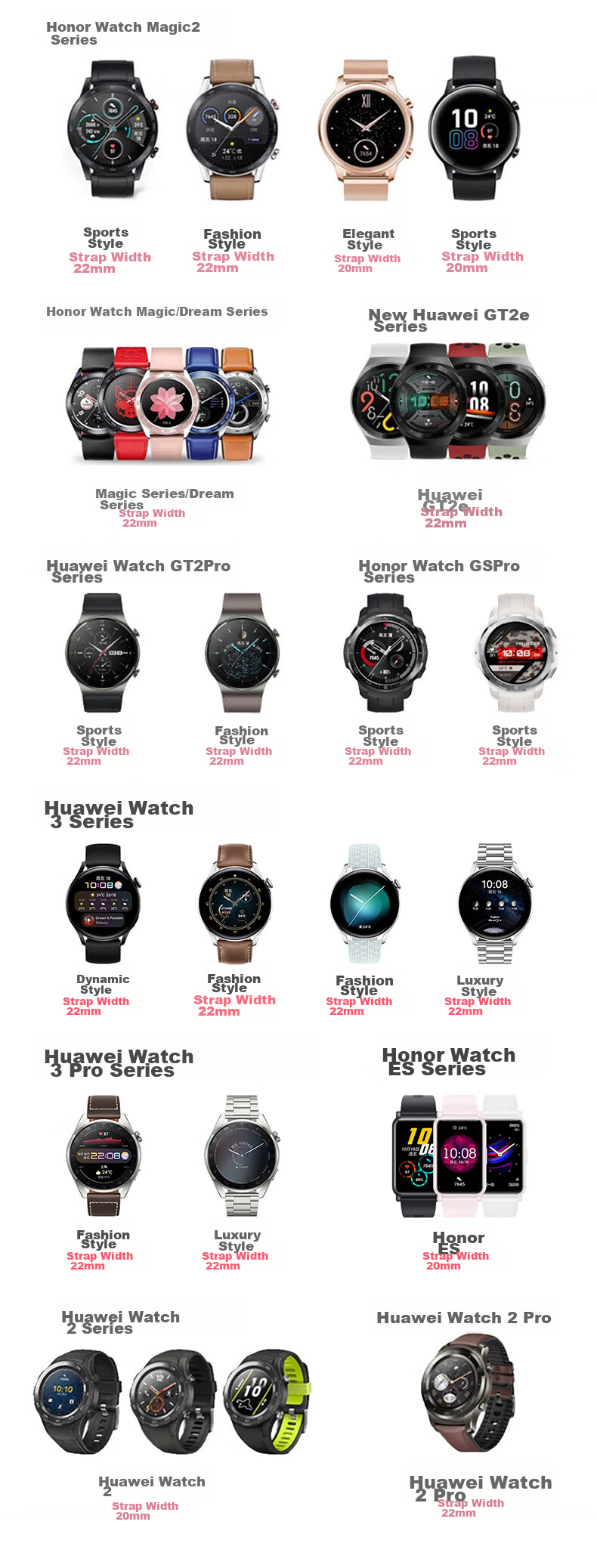 Mashi Compatible with Huawei Watch Bands for Watch5/4/3/GT7/6/5/gt4/3/2/Pro/Honor Magic2/OPPO Watch4Pro/X, Magnetic Silicone Strap for Autumn And Winter Wearing 18