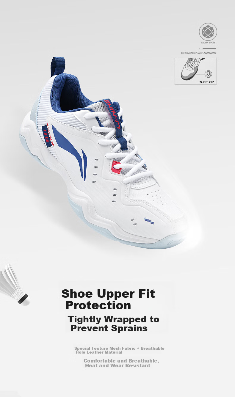 Li-Ning Badminton Shoes, Unisex Fly Leg Design, Non-Slip Wear-Resistant Tennis Shoes, Table Tennis Shoes, Low-Profile Flying Sports Shoes 7