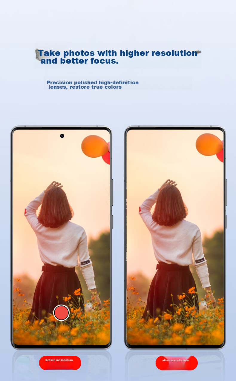 KOOLIFE Lens Protector for IQOO12 Rear Camera of Vivo Aikoo12Pro Smartphone, AR Anti-Glare Ultra-Thin HD Scratch-Resistant Dustproof Film 9