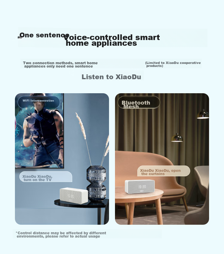 Xiaodu Sound Lingdong Version, Milk Chocolate Cocoa [Super Power Xiaodu] Smart Speaker, Professional Acoustic Design, Bluetooth Computer Desktop Speaker, Smart Alarm Clock, Gift for Gifting 19