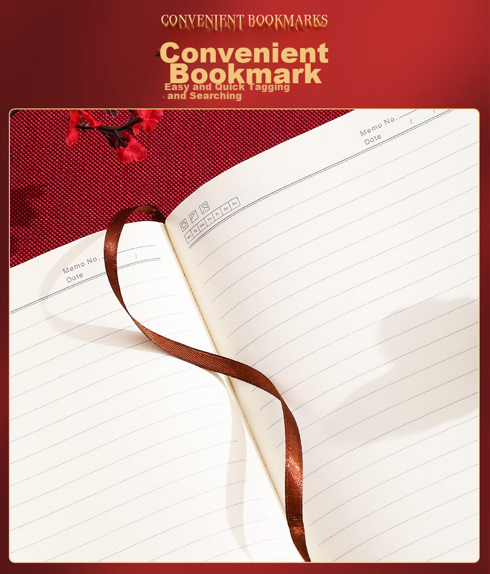 Longe National Trend Notebook A5 Thick Journal Chinese Style Koi Notebook Stationery High-Quality Notebook Diary Office Meeting Record Book Customizable 9