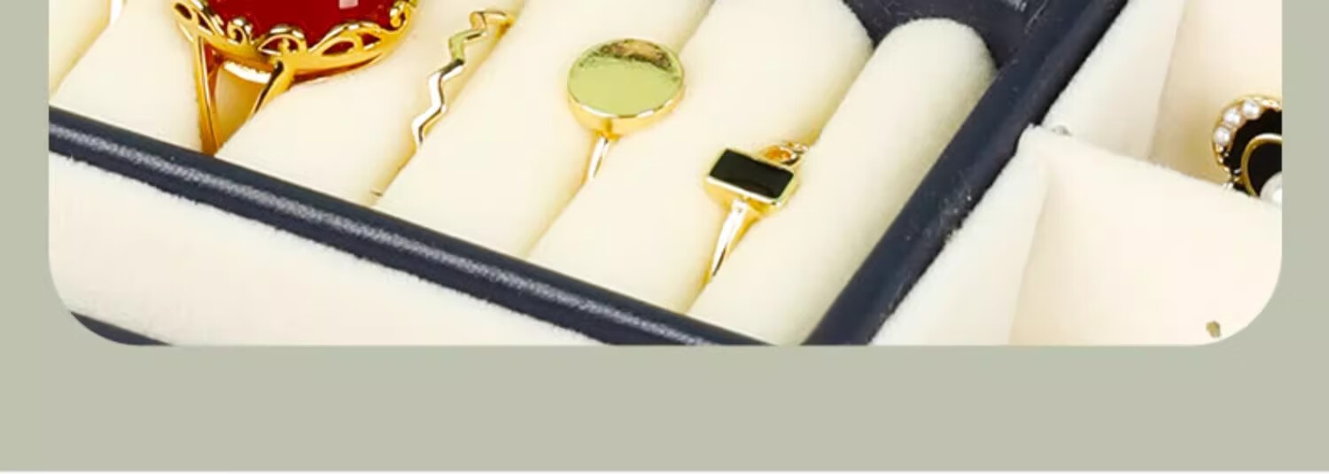 Jadore Jewelry Storage Box Necklace Stud Earrings Ear Accessories Luxury Exquisite Watch Chain Holder Gift 13