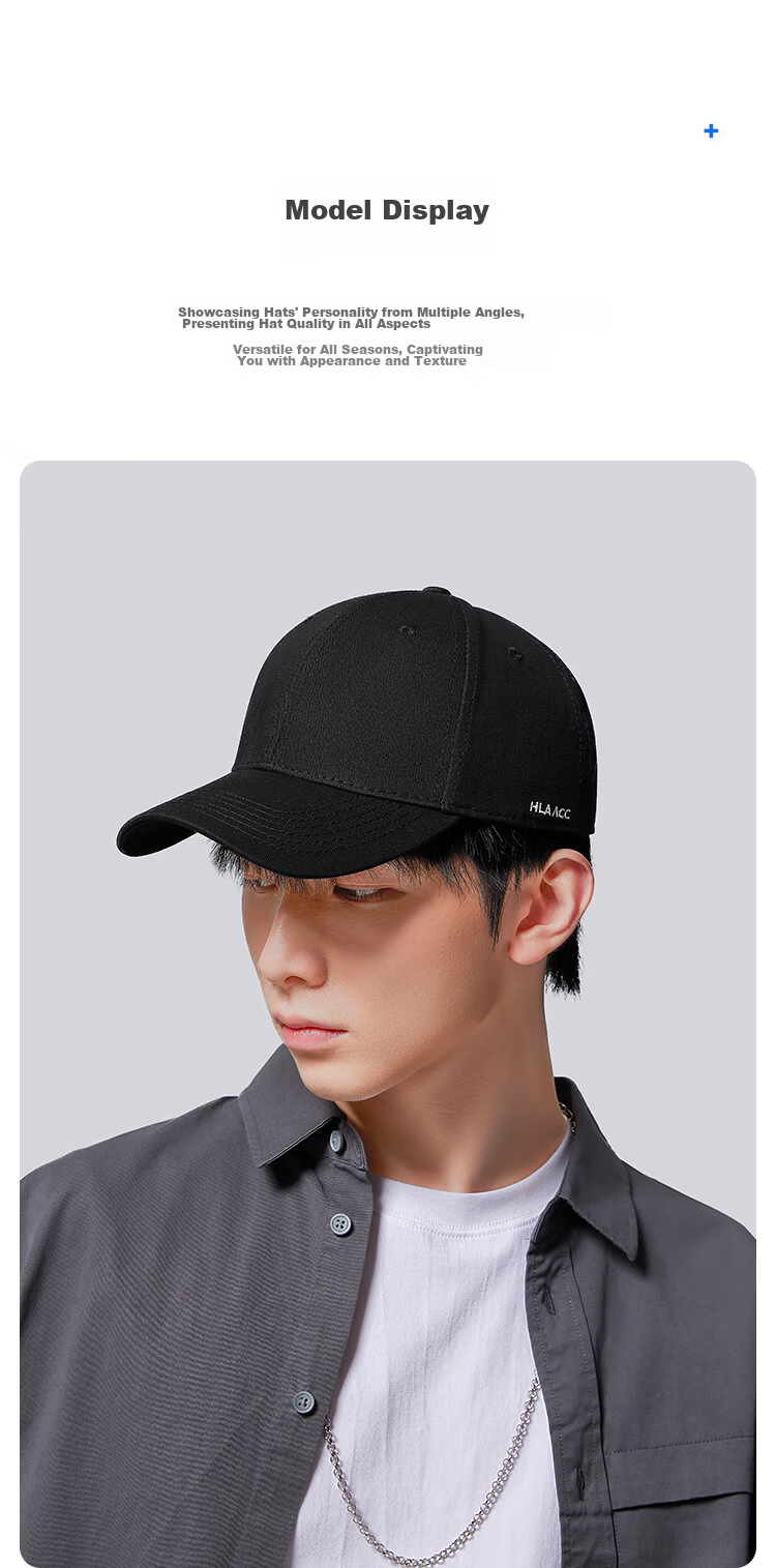 HLA Baseball Cap for Men And Women, Fashionable Outdoor Trendy Sun Protection Hat, Versatile All-Season Style, Khaki 11