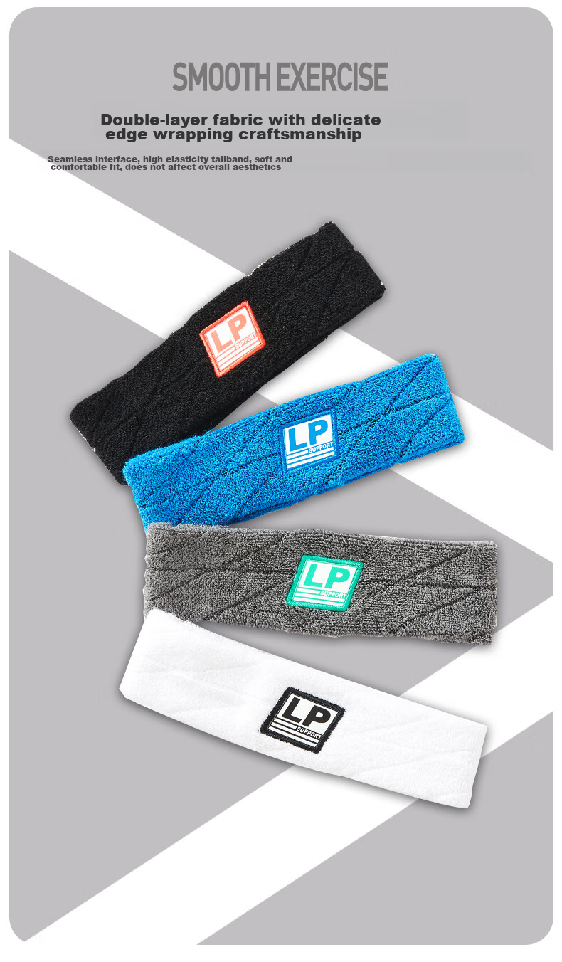 LP Sports Headband for Men And Women, Sweat-Absorbing Headband, Sweat-Stopping Band, Running Sweat-Guiding Band, Basketball Sweat-Proof Headband, Hair-Tying Band, Head Hoop 7