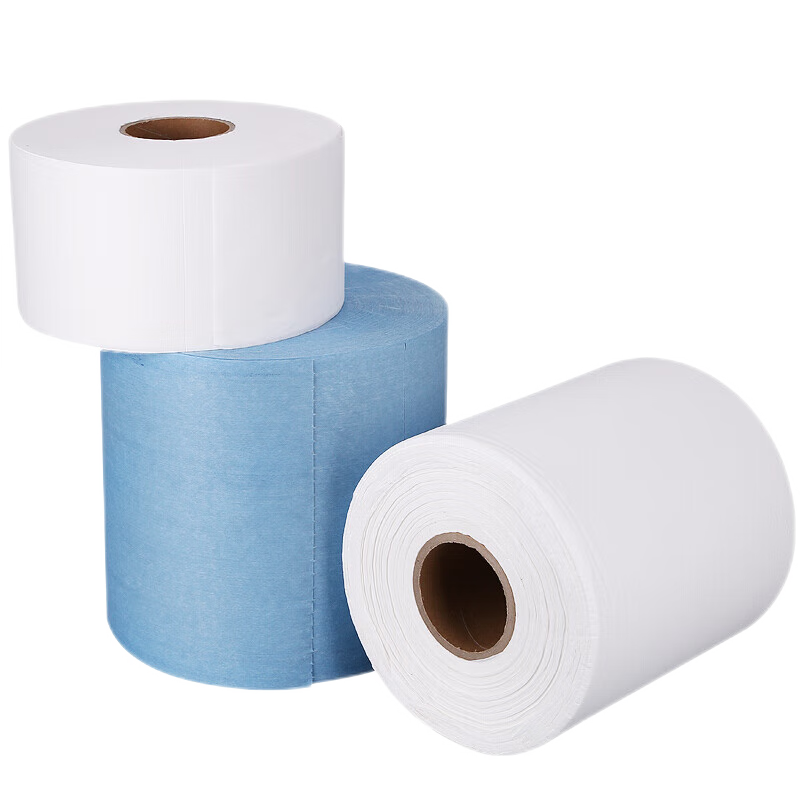 BAIGE Lint-Free Wiping Paper, Dust Removal Laboratory Oil-Absorbing Paper, Dust-Free Cloth, Blue, 25*38cm/roll (500 Sheets), CW471793