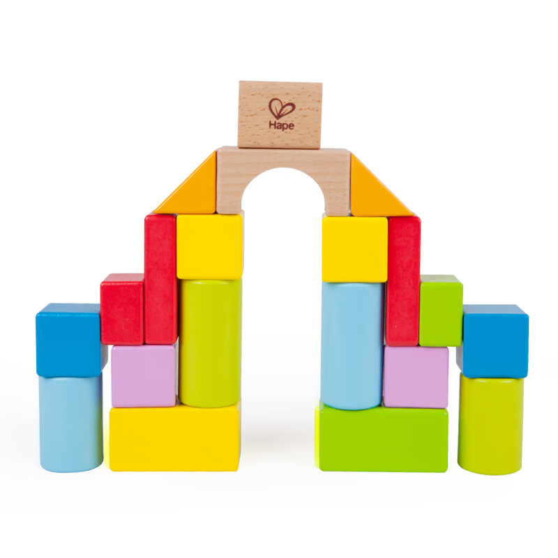 Hape (Germany) Children's Large Building Blocks Toy Trial Pack 20 Pieces Blocks Boys and Girls Holiday Gift E9355 3