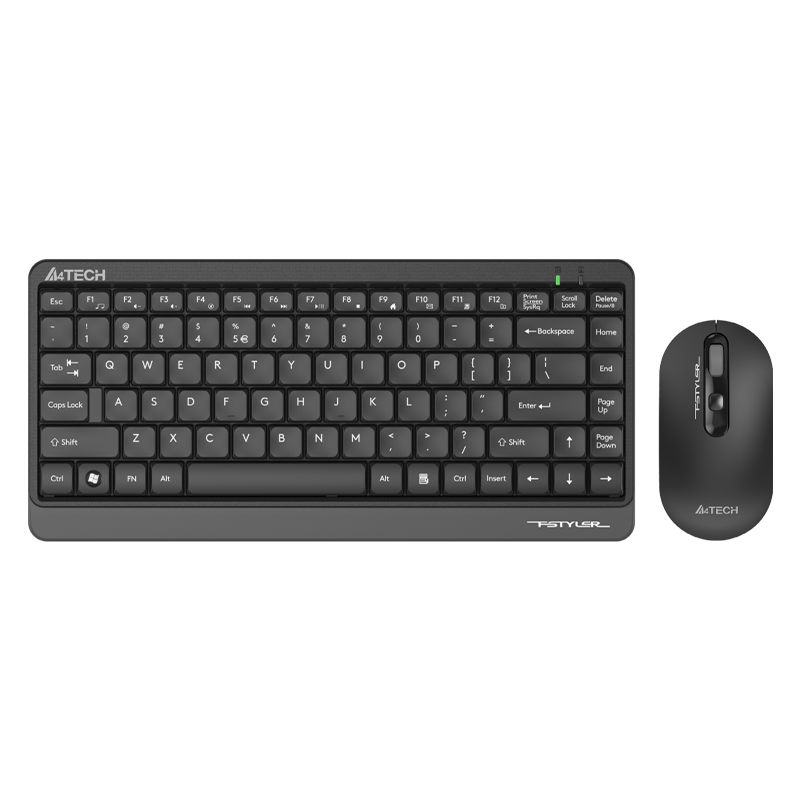 A4TECH FG1120, 86-Key Wireless Keyboard And Mouse Set, Compact Wireless Keyboard And Mouse Combo, Small Size, Fei Shidai, Su Kong Hai, Wireless