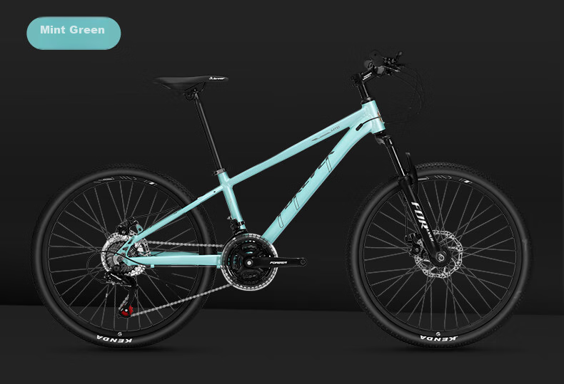 FOREVER Mountain Bike, 26-Inch Shimano, 27-Speed, Aluminum Frame, for Men And Women, Adult And Student Use, City And Off-Road Cycling, Gray Color 30