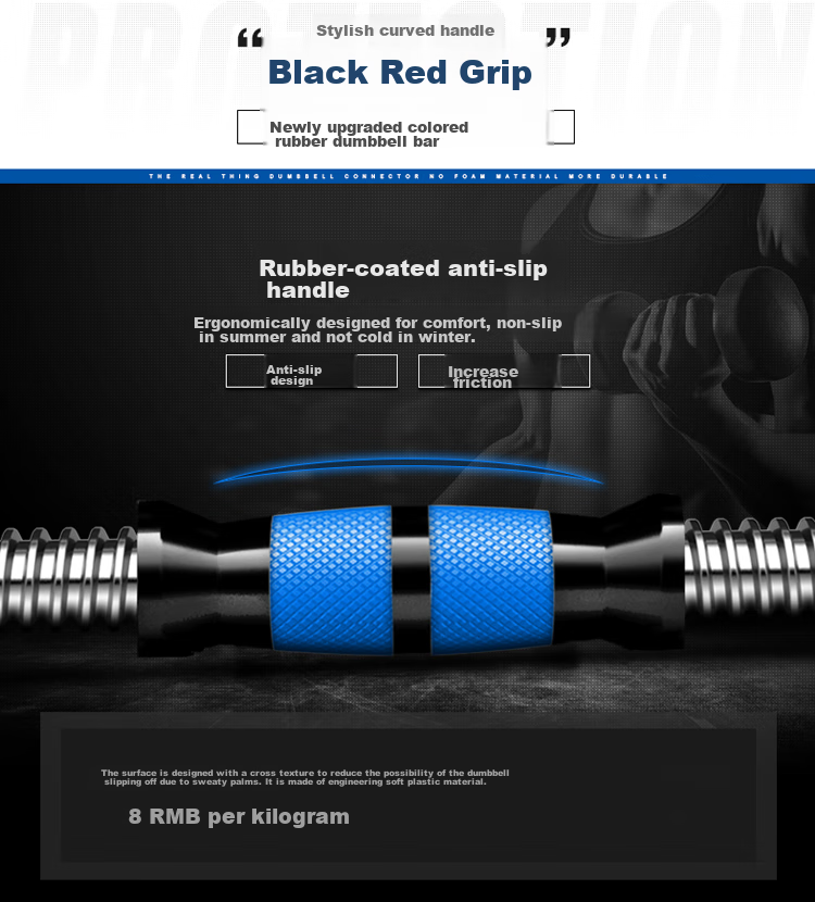 Chengyue Dumbbell And Barbell Set, 20kg Electroplated, Adjustable And Detachable Fitness Equipment for Men And Women, CY-167 12