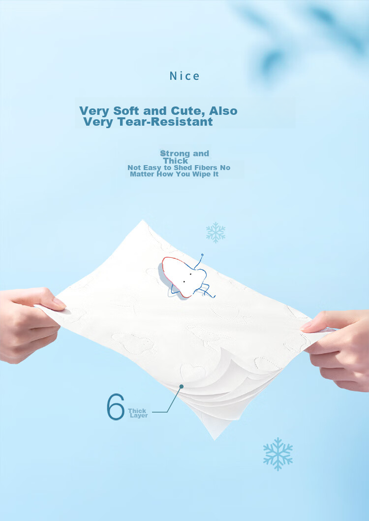Kleenex Facial Tissues, 6-Ply, 20 Sheets * 4 Packs, Small Pack Tissues, Cream Paper, Baby Wipes, Toilet Paper, Cloud-Soft Tissues 5