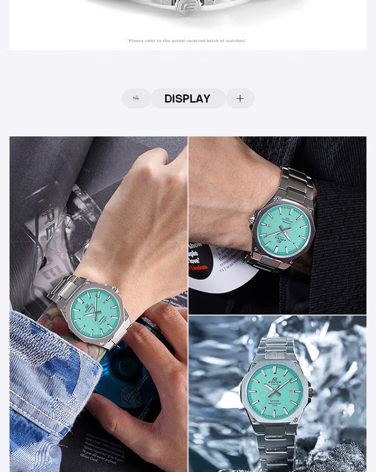 CASIO Men's Watch, EDIFICE Fashion Casual Quartz Watch for Exams, Japanese And Korean Style, Gift for Boyfriend, EFR-S108D 6