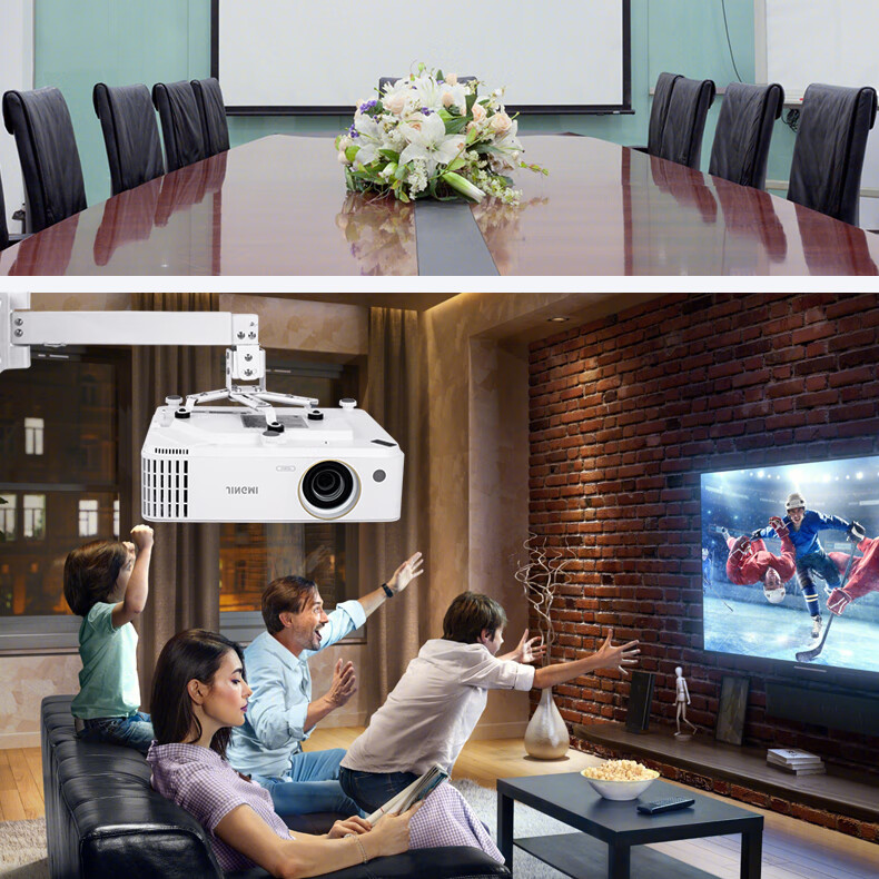 JINGMI Electric Projector Mount DL100 Ultra-Thin Home Electric Remote Control Lifting Projector Mount with 100CM Travel Range Compatible with Multiple Brands of Projectors 13