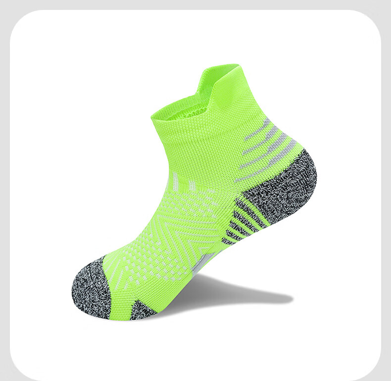 TFO 5th Generation Outdoor Socks Sweat-Absorbing Sports Hiking Mountaineering Socks A2902420 Women's Fluorescent Green M 7
