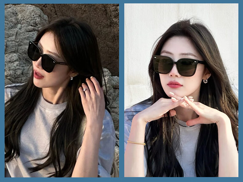 CAPONI Foldable Polarized GM Sunglasses for Men And Women, Driving UV Protection Anti-UV Sunglasses, Face-Slimming And Ultra-Light 8