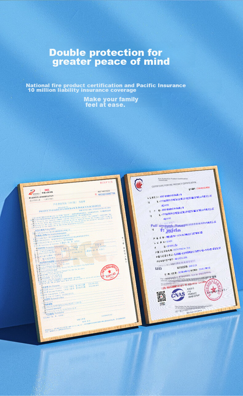 LFang SN-801 Carbon Monoxide Alarm Detector, Coal Stove Charcoal Warning Device, Honeycomb Gas Alarm 6