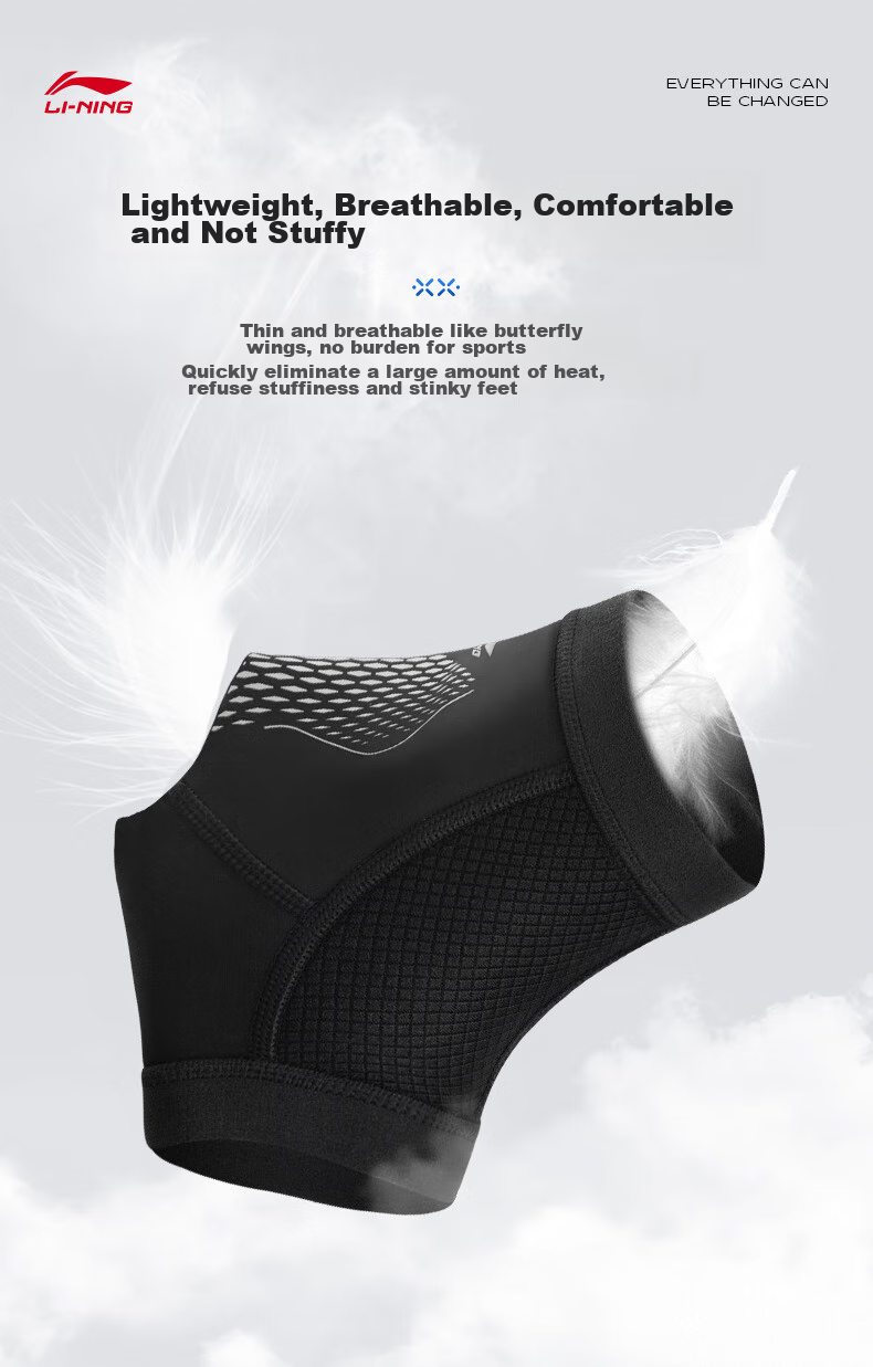 Li-Ning Ankle Brace, Anti-Sprain Foot Protector, Post-Injury Support for Wrist Sprains, Lightweight Basketball Sports Ligament Injury Protectio 11