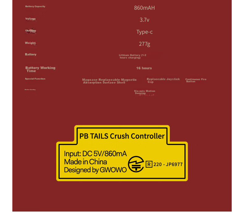 PB TAILS Crush Ceramic White Wireless Game Controller, Compatible with Switch 2/Steam/Android/iOS/PC/TV/iPad/PC, Bluetooth Hall Effect Trigger 21