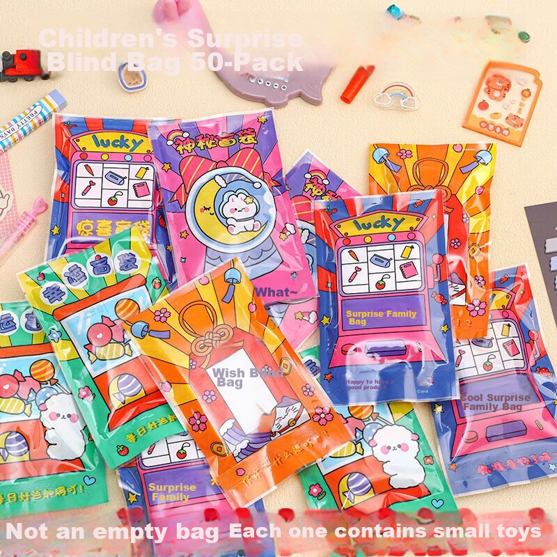 Play World Building Blocks Toy Blind Box Elementary Student Reward Charity Small Gift Prize Blind Bag Inspirational Children's Day Gift