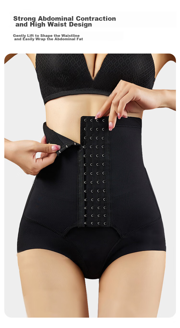 FitonTon Women's Tummy Control Shapewear Shorts with Butt-Lifting Effect, High-Elastic Postpartum Belly Slimming Underwear for Wome 8