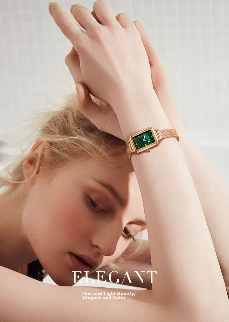 Mark Fairwhale [Birthday Gift] Little Golden House Women's Watch CK Collaboration Luxury National Brand Wristwatch for Girls 3870 1