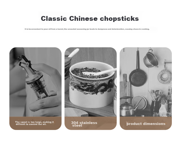 MAXCOOK Glass Oil Dispenser with Automatic Opening And Closing, Leak-Proof Kitchen Home Oil Bottle Container 550ml MCPJ0507 3