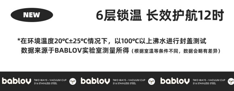 BABLOV Insulated Water Bottle for Kids, Stylish Large Capacity Portable Tumbler with Straw for Girls, Birthday Gift 5