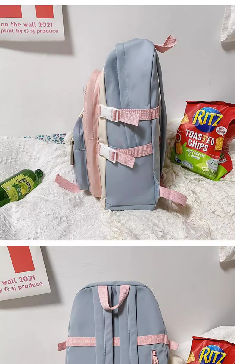 Huili Large Capacity Backpack for Women, Middle School And College Students, High School Students, Niche Elementary School Students in Grades Three to Six, Double Shoulder Bag 18