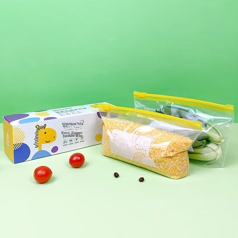 Пакеты для хранения CHAHUA, с зип-застежкой, для пищевых продуктов, для сохранения свежести, малый размер (25 шт.), 990099