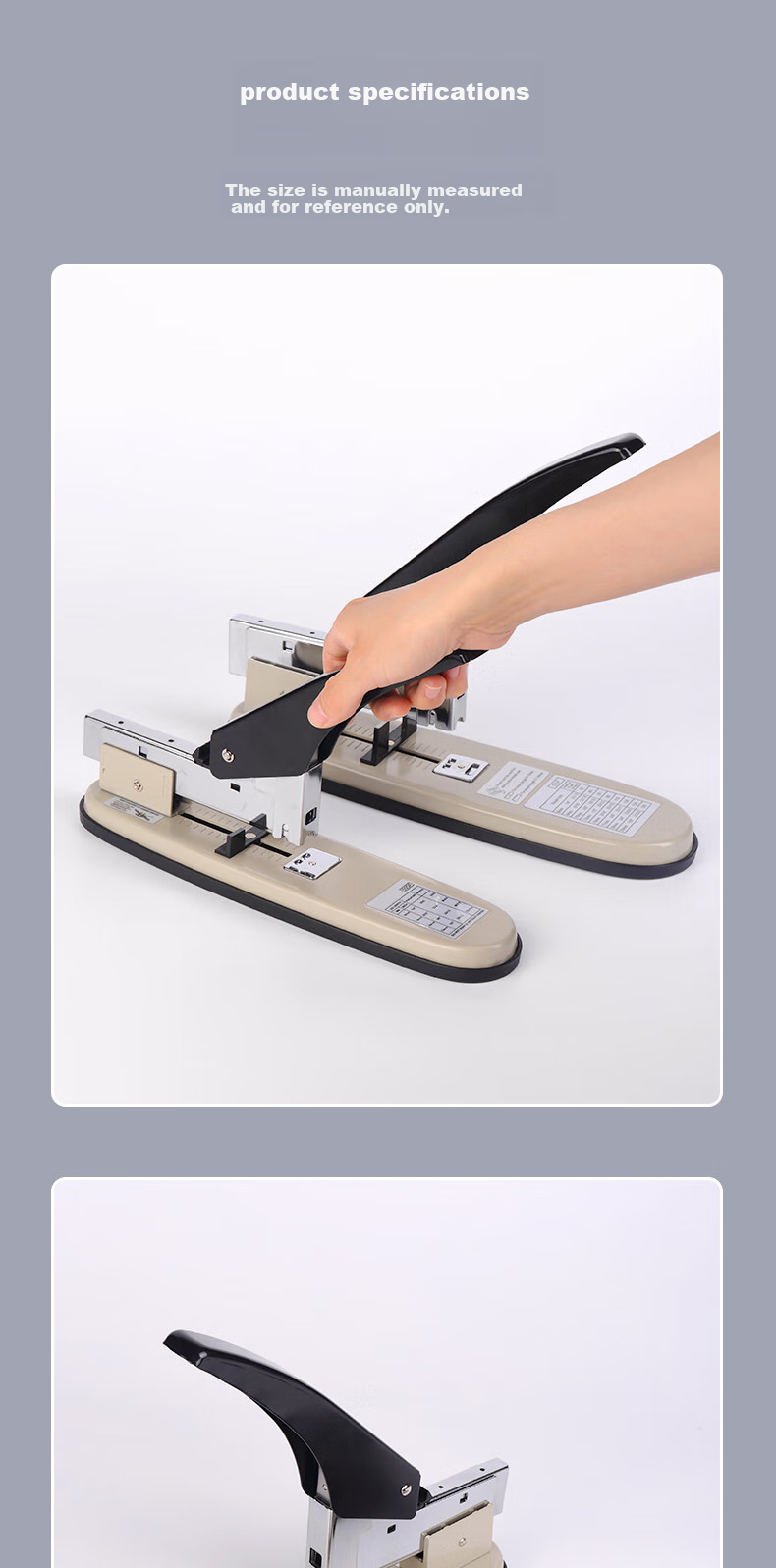 KW-Trio Heavy-Duty Stapler, Large Capacity Office Stapler, Thickened 23 Series, Can Staple up to 100 Pages 13