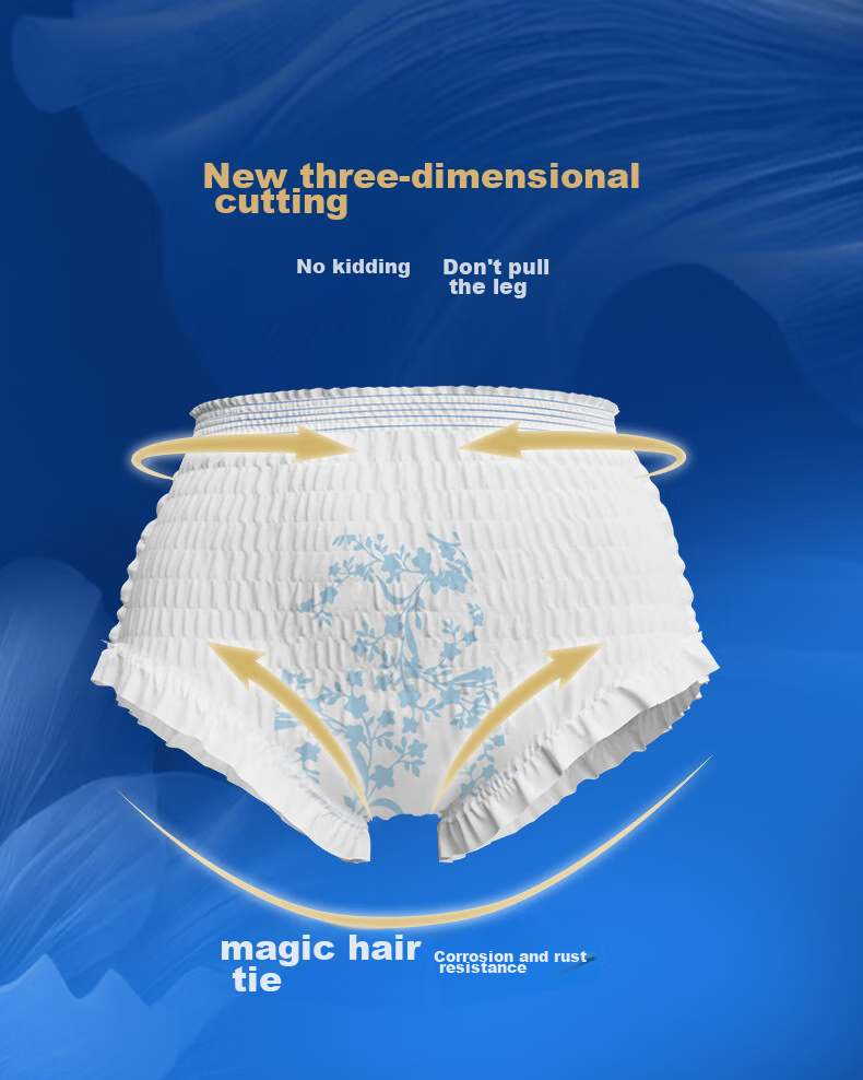 EVENLY Cotton Soft Thin Nighttime Panty-Style Sanitary Napkins L-XL Size 12 Pieces for Menstruation And Pregnant Women Sold by JD 10