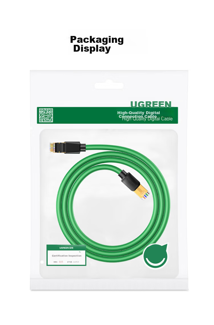 UGREEN Cat7 Ethernet Cable, 10 Gigabit Network Connection Cable, Category 7 Broadband Computer Gaming Competition 8-Core Shielded Monitoring Pure Copper Twisted Pair Network Patch Cable, 1 Meter 80421 14