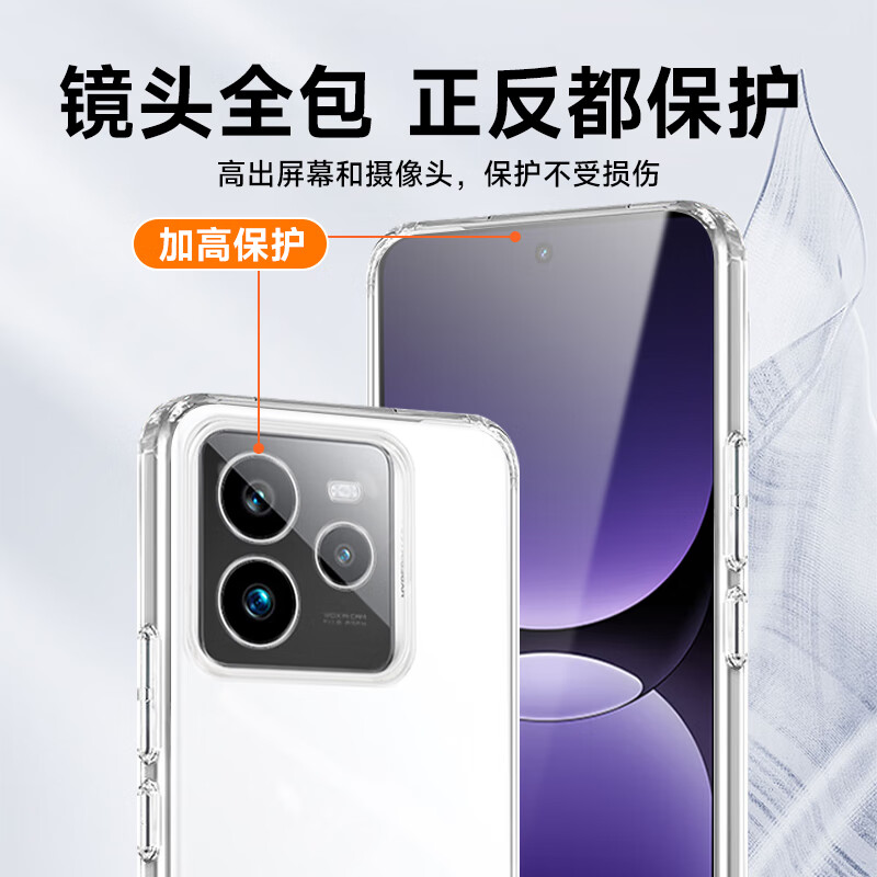 Защитный чехол KOOLIFE для Realme GT7 Pro, прозрачный, силиконовый, с защитой линз, противоударный
