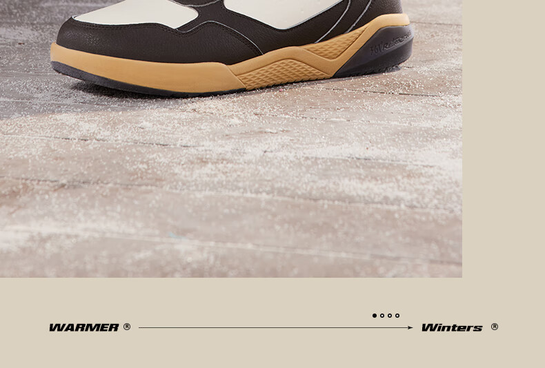 361° Men's Sports Shoes, Autumn And Winter High-Top Fleece-Lined Warm Cotton Shoes, Casual Sneakers for Men, 672146606A-8 29