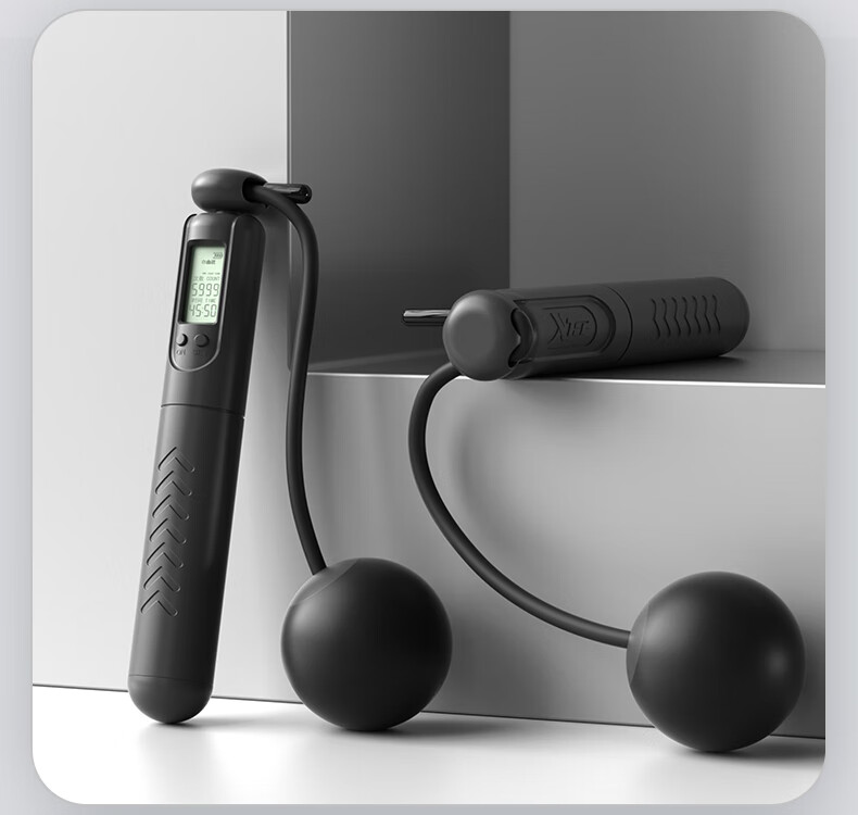 XTEP Jump Rope Counter for Exams, Adult And Children's Sports Equipment, Cordless Weight Loss Fitness Training Gear for Elementary School Students 18