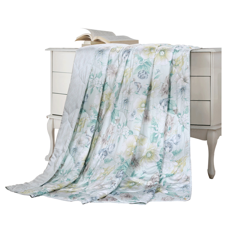 FUANNA Cooling Quilt 60S Tencel Summer Quilt Machine Washable Air Conditioning Quilt Single 152x210cm