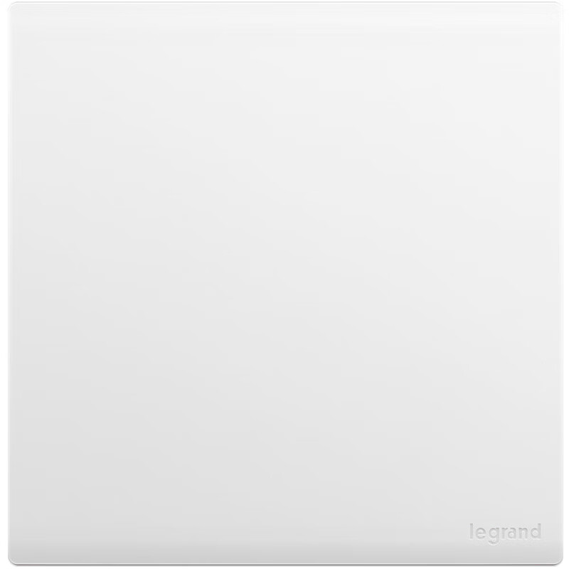 LEGRAND Switch Socket Panel, Jianyue Series Ceramic White, 86-Type Wall Socket, Single Switch with Dual Control