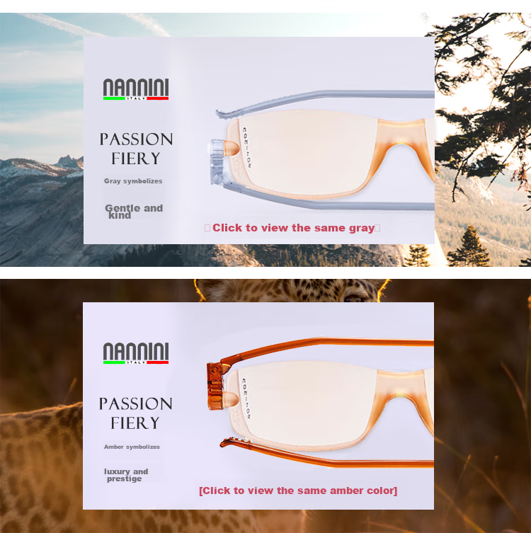 NANNINI Italian Imported Anti-Blue Light Reading Glasses, Lightweight And Stylish Foldable Portable High-Definition Comfortable Presbyopic Glasses, Authentic Product 29